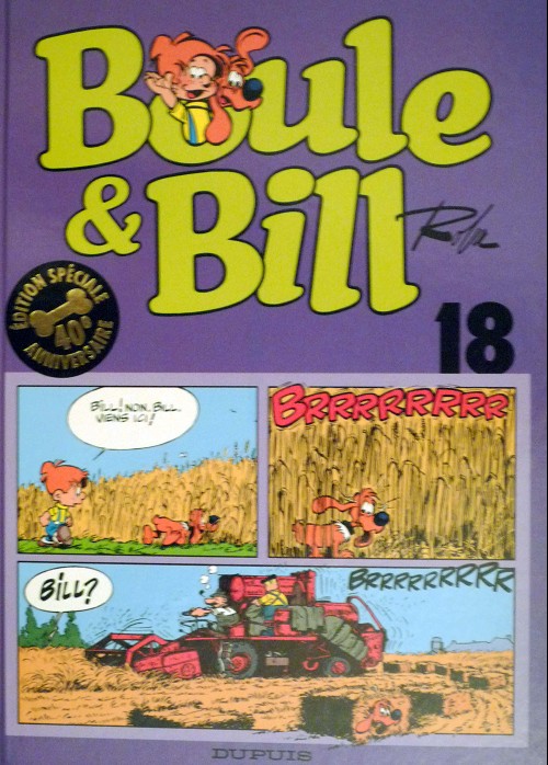 Boule et Bill - Tome 18 - Boule et Bill -Editions Dupuis - 40ème anniversaire - trés bon etat