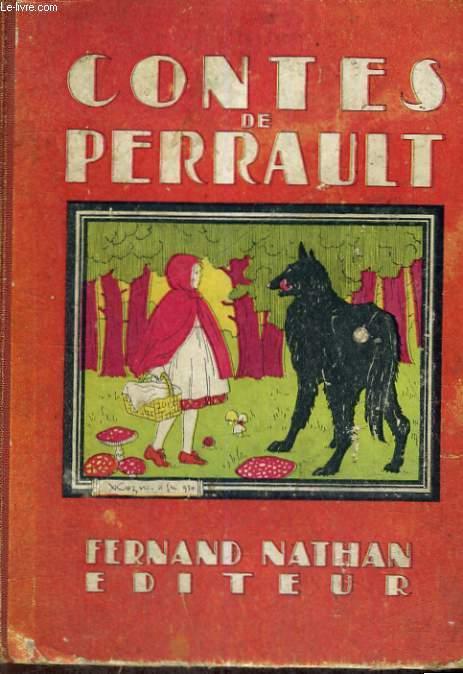 Contes de Perrault - Madame Leprince de Beaumont - Madame d'Aulnoy - Quatrième édition - Fernand Nathan - 1941 - Livre