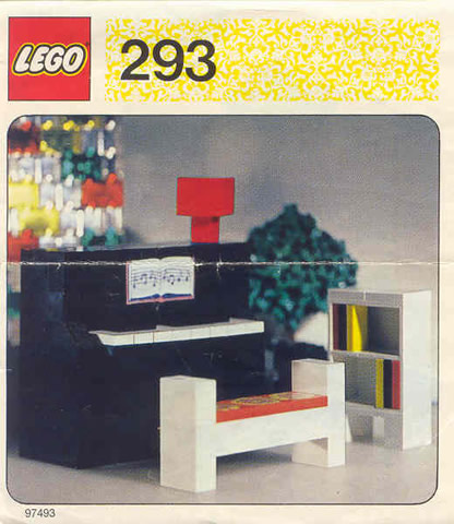 LEGO 293 Piano - lego vintage -  ETAT : BON