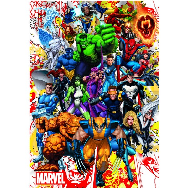 Puzzle - Marvel Heroes - 500 pièces - Très bon état