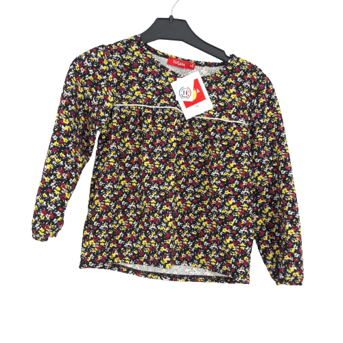 TISSAIA - T.Shirt à Fleurs Multicolore - 5 ans - Neuf avec étiquette