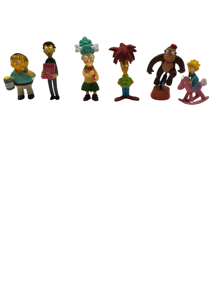 lot de 11 figurines Simpsons - bon état