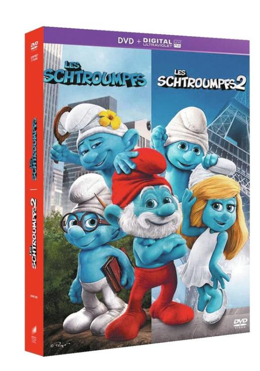 DVD - Les Schtroumpfs 1 et 2 - Bon
