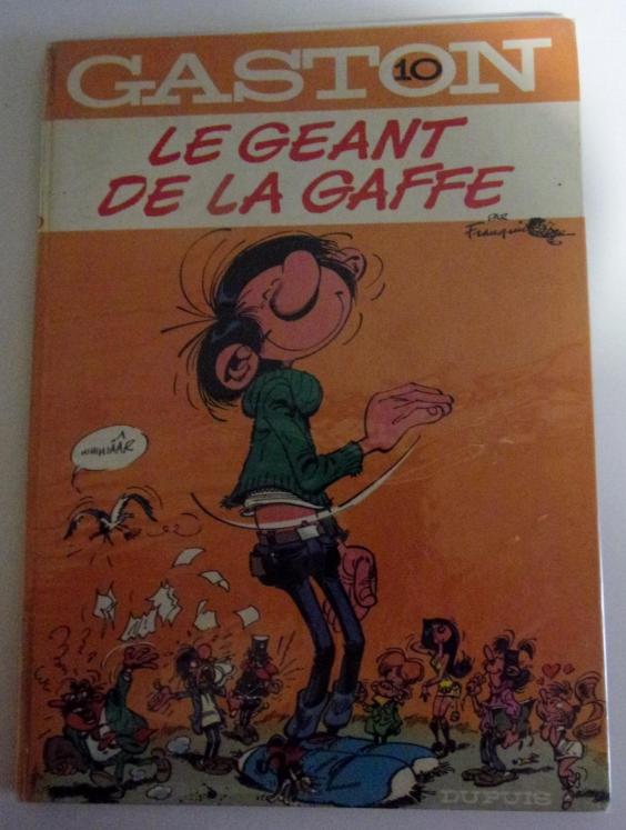 Gaston - tome 10 - LE GÉANT DE LA GAFFE - edition Dupuis - bvon état