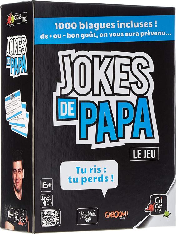 Gigamic - Jokes de Papa - Jeu d'ambiance - 16 ans to 99 ans - neuf
