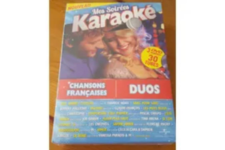 DVD - Mes soirées karaoké - Chansons française volume 3 et 4 - Duos - bon état