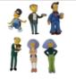 11 figurines - Les Simpson 2007