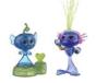 Figurines de l'enfant Sirène avec tête dodelinante et Trollex - Les Trolls 2 - DreamWorks - Neuf dans son emballage d'origine