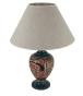 Grande lampe a motif orientaux en céramique !