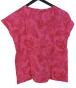 T shirt col V Allover Palma rose - 64 - M - Neuf dans son emballage