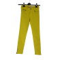 Jeans jaune avec fermeture eclaire en bas - comptoir des cotonniers jeans - 36 - comme neuf
