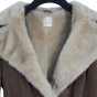 Manteau fausse fourrure marron femme - Camaïeu - 38 - Très bon état.