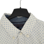chemise blanche à pois bleu - tommy hilfiger - M - très bon état
